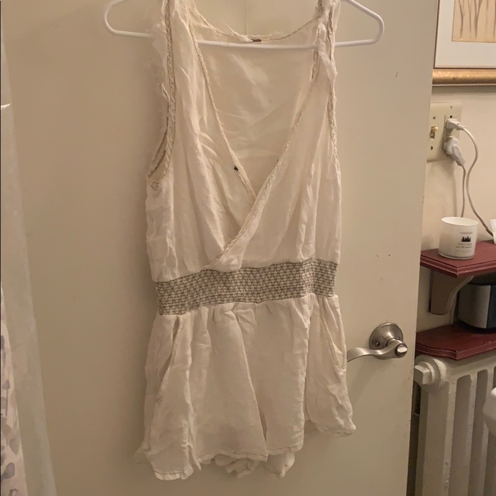 free people white romper